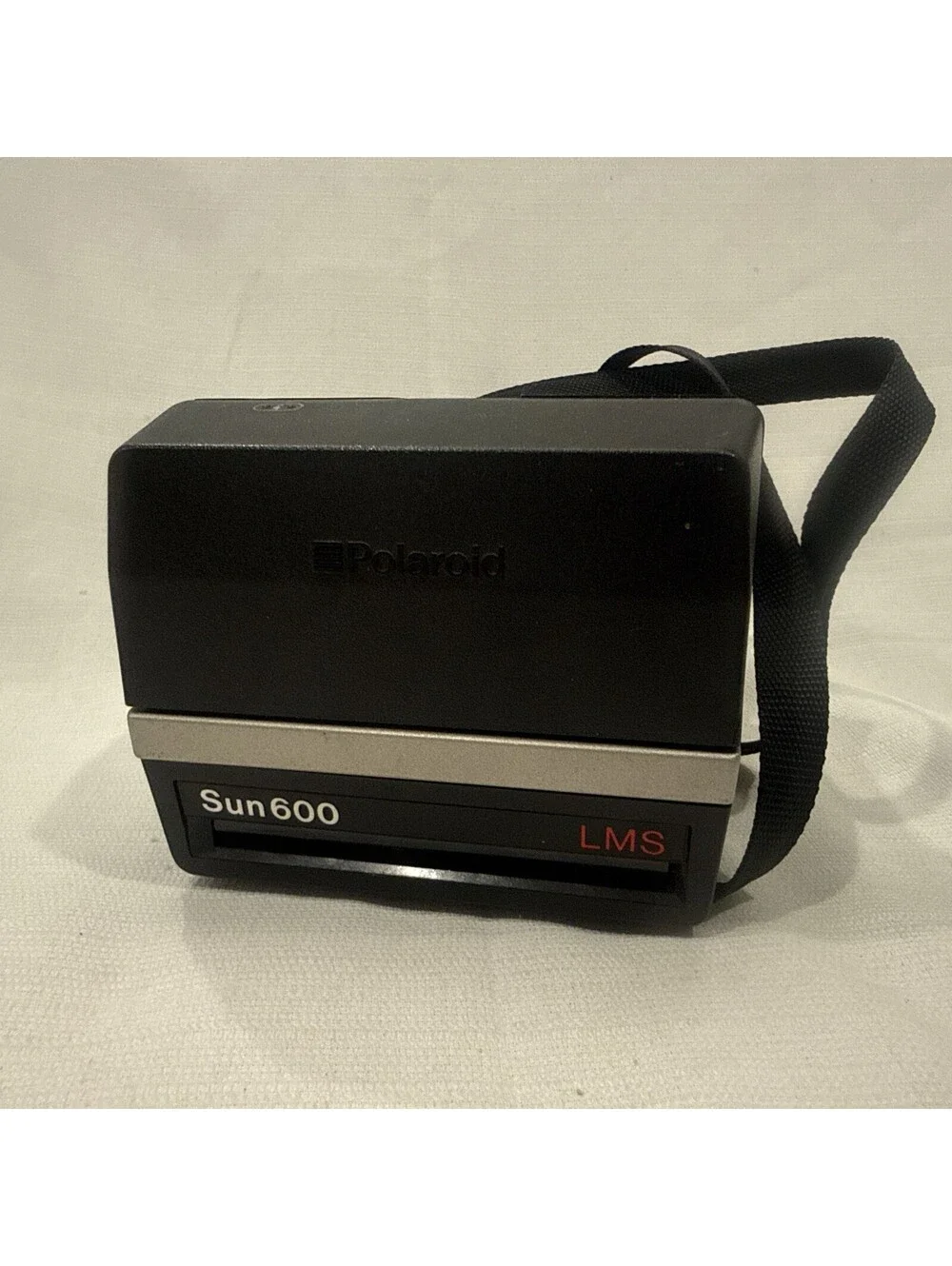 Polaroid Sun 600 LMS Instant Film Camera with Strap Tested Works